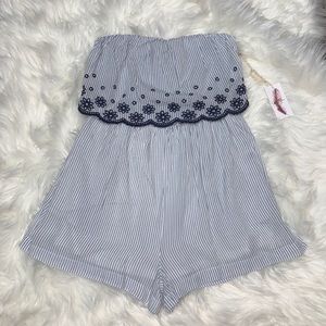 NWT strapless Jessica Simpson romper